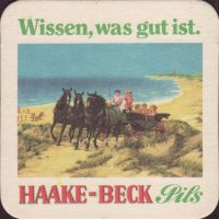 Pivní tácek haake-beck-93