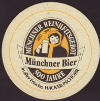 Beer coaster hacker-pschorr-49-zadek