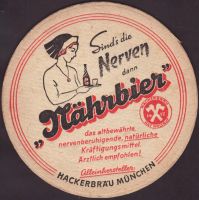 Beer coaster hacker-pschorr-58-zadek