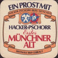 Beer coaster hacker-pschorr-70