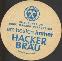 Beer coaster hacker-pschorr-9-zadek
