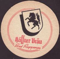 Beer coaster haffner-brau-1