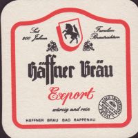 Beer coaster haffner-brau-3-zadek