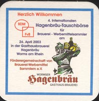 Beer coaster hagenbrau-1