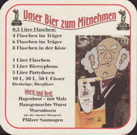 Beer coaster hagenbrau-2-zadek