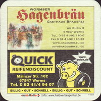 Beer coaster hagenbrau-3