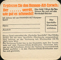 Beer coaster hannen-5-zadek