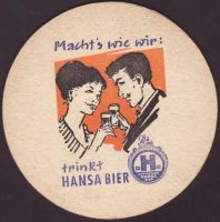 Beer coaster hansa-dortmund-36-zadek