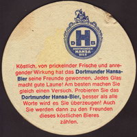Beer coaster hansa-dortmund-8-zadek