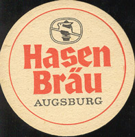 Beer coaster hasenbrau-1