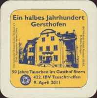 Beer coaster hasenbrau-25-zadek