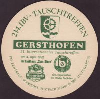 Beer coaster hasenbrau-27-zadek