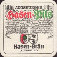 Beer coaster hasenbrau-33-zadek-small