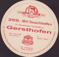 Beer coaster hasenbrau-47-zadek