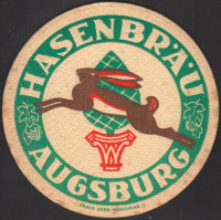 Beer coaster hasenbrau-54-zadek-small