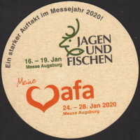 Beer coaster hasenbrau-57-zadek