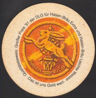 Beer coaster hasenbrau-64-zadek-small