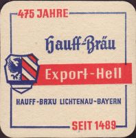 Beer coaster hauff-brau-lichtenau-12