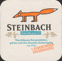 Pivní tácek hausbrauerei-steinbach-1-zadek