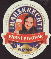 Beer coaster hausknecht-brnenska-pivovarnicka-spolecnost-1