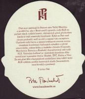 Beer coaster hausknecht-brnenska-pivovarnicka-spolecnost-15-zadek