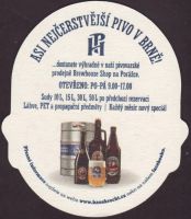 Beer coaster hausknecht-brnenska-pivovarnicka-spolecnost-31-zadek