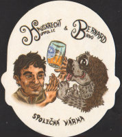 Beer coaster hausknecht-brnenska-pivovarnicka-spolecnost-35-zadek