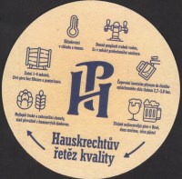 Beer coaster hausknecht-brnenska-pivovarnicka-spolecnost-37-zadek-small