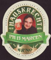 Beer coaster hausknecht-brnenska-pivovarnicka-spolecnost-4