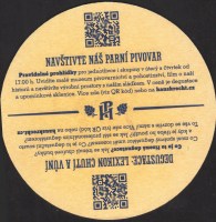 Beer coaster hausknecht-brnenska-pivovarnicka-spolecnost-44-zadek-small