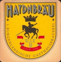 Beer coaster haydnbrau-2-oboje-small