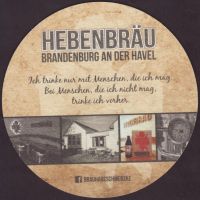 Beer coaster hebenbrau-1-zadek