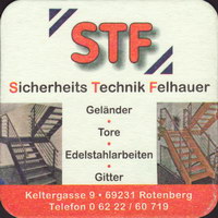 Beer coaster heidelberger-14-zadek