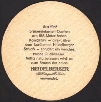Beer coaster heidelberger-46-zadek-small