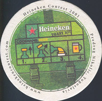 Beer coaster heineken-121-zadek