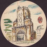 Beer coaster heinrich-reissdorf-156-zadek