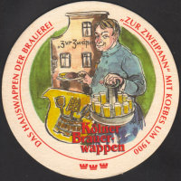 Beer coaster heinrich-reissdorf-183-zadek