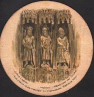Beer coaster heinrich-reissdorf-241-zadek