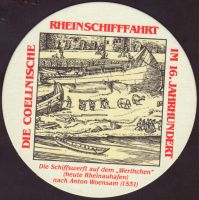 Beer coaster heinrich-reissdorf-67-zadek