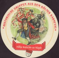 Beer coaster heinrich-reissdorf-80-zadek