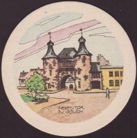 Beer coaster heinrich-reissdorf-96-zadek