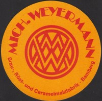 Beer coaster heinz-weyermann-rostmalzbierbrauerei-bamberg-5-small