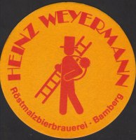 Pivní tácek heinz-weyermann-rostmalzbierbrauerei-bamberg-5-zadek