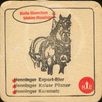 Beer coaster henninger-1