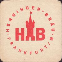 Beer coaster henninger-100-zadek