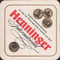 Beer coaster henninger-102