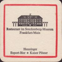 Beer coaster henninger-105