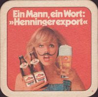 Beer coaster henninger-125-zadek