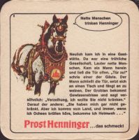 Beer coaster henninger-129-zadek