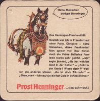Beer coaster henninger-131-zadek